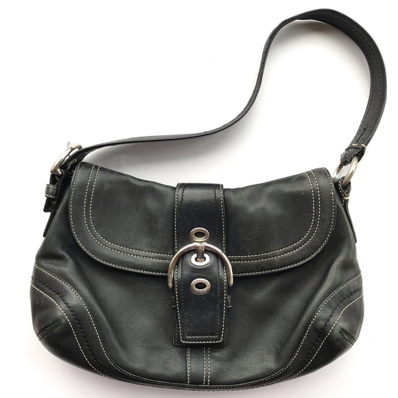 Coach Soho Hobo Black Buckle Purse